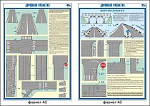 Плакаты по охране труда ГАСЗНАК ГАС-П2-ДР Дорожная разметка 2 л.А2 (Бумага)