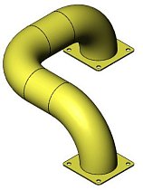 Колесоотбойник угловой D 108 мм